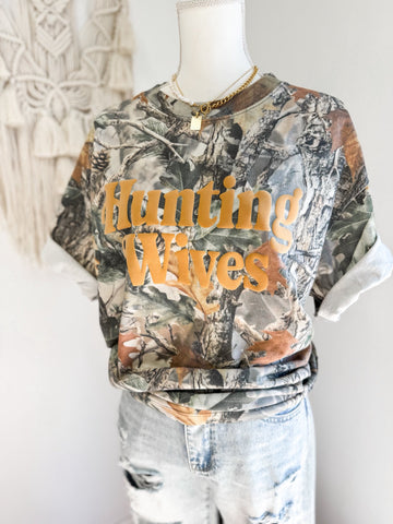 Hunting Wives Puff Camo Tee