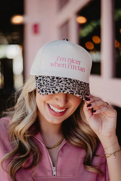 I'm Nicer When I'm Tan Hat *11 Colors