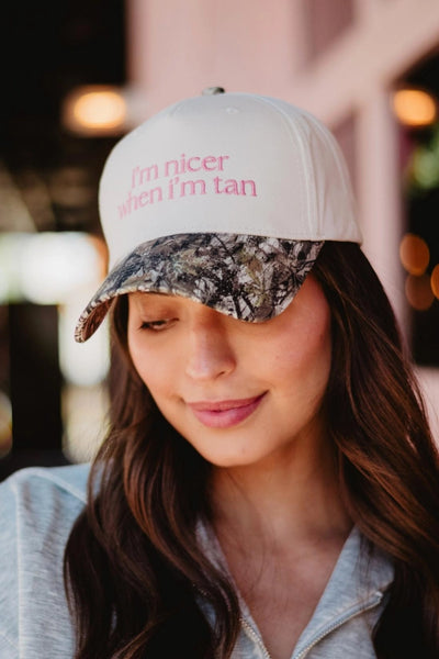 I'm Nicer When I'm Tan Hat *11 Colors