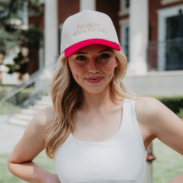 I'm Nicer When I'm Tan Hat *11 Colors