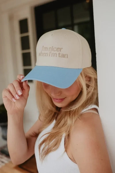 I'm Nicer When I'm Tan Hat *11 Colors