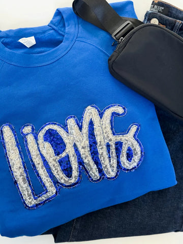 Mascot Sequin Double Stack Sweatshirt