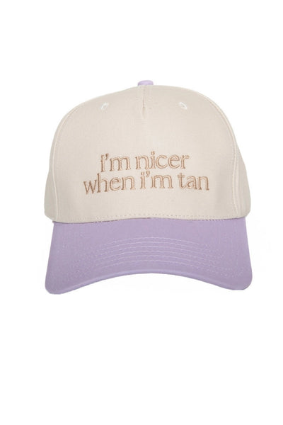 I'm Nicer When I'm Tan Hat *11 Colors