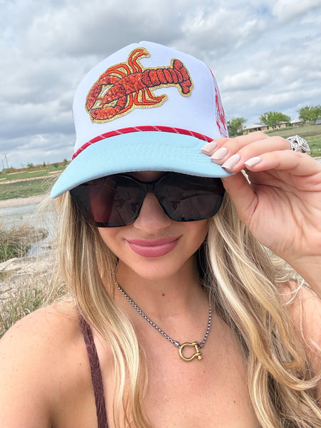 Crawfish Glitter Trucker