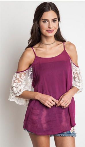 Very Berry Lace Blouse